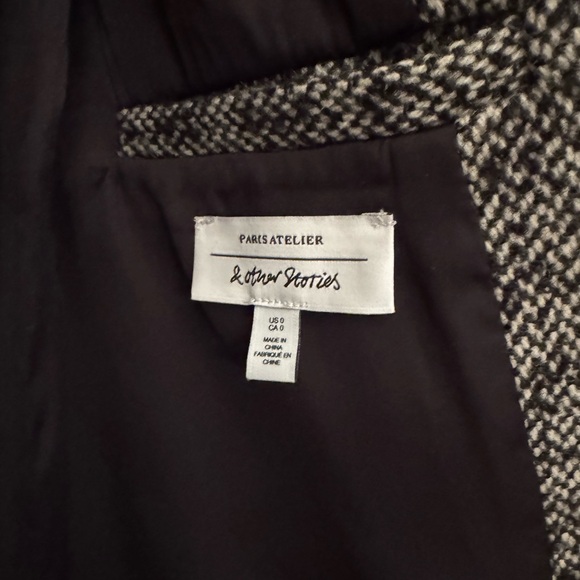 & other stories oversized woven coat - Picture 6 of 10